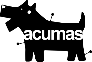 Logotipo Acumás, centro veterinario en Valladolid